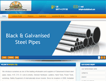 Tablet Screenshot of mufaddalsteel.com